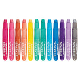*Ooly Rainbow Sparkle Metallic Watercolour Gel Crayons - Set of 12